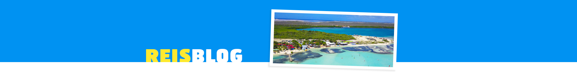 Luchtfoto van Lac Bay, Bonaire