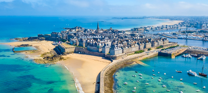 Prachtig schiereiland van Frankrijk