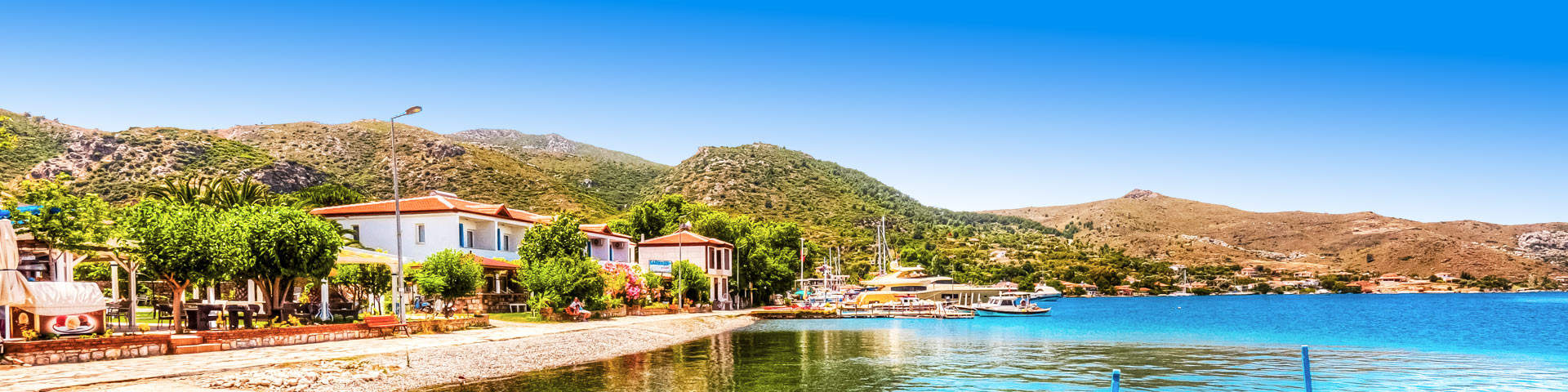 Een haven in Marmaris