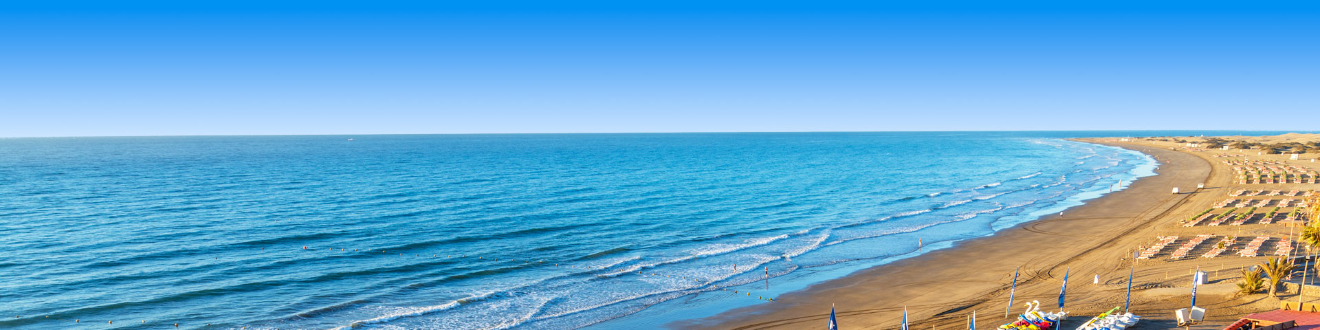 Het strand bij Playa del Inglés