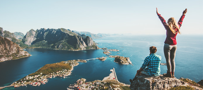 Bestemmingen voor avontuurlijke koppels