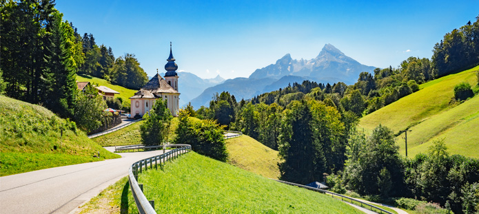 Mooie autoroute voor vakantie