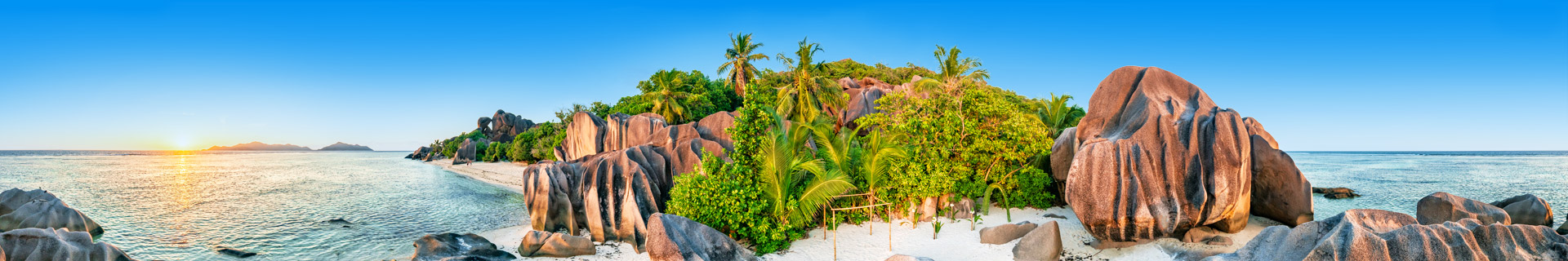 Strand op de Seychellen