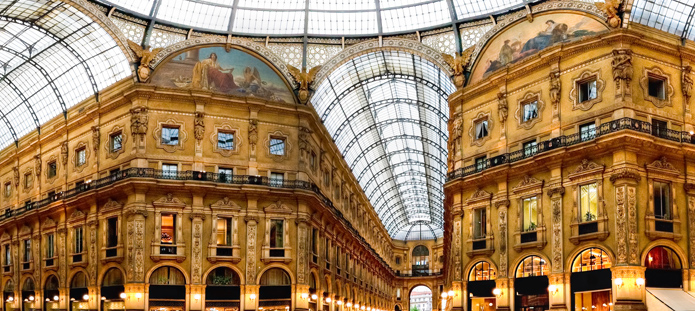 Winkelgalerie in Milaan