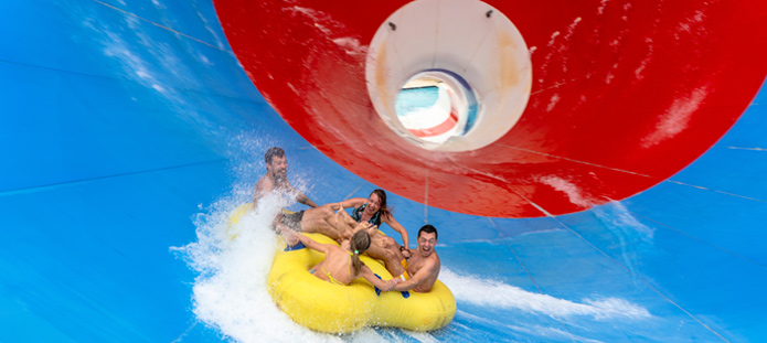 Techterglijbaan in Egypte